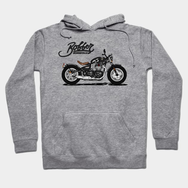 Triumph Bonneville Bobber TFC Hoodie by Hilmay